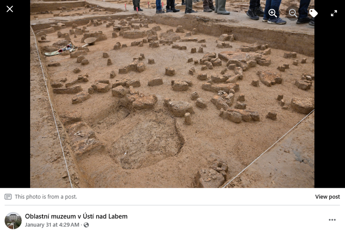 Chipping on the bones indicated people of the time used the entire animal, not just the meat, according to officials.