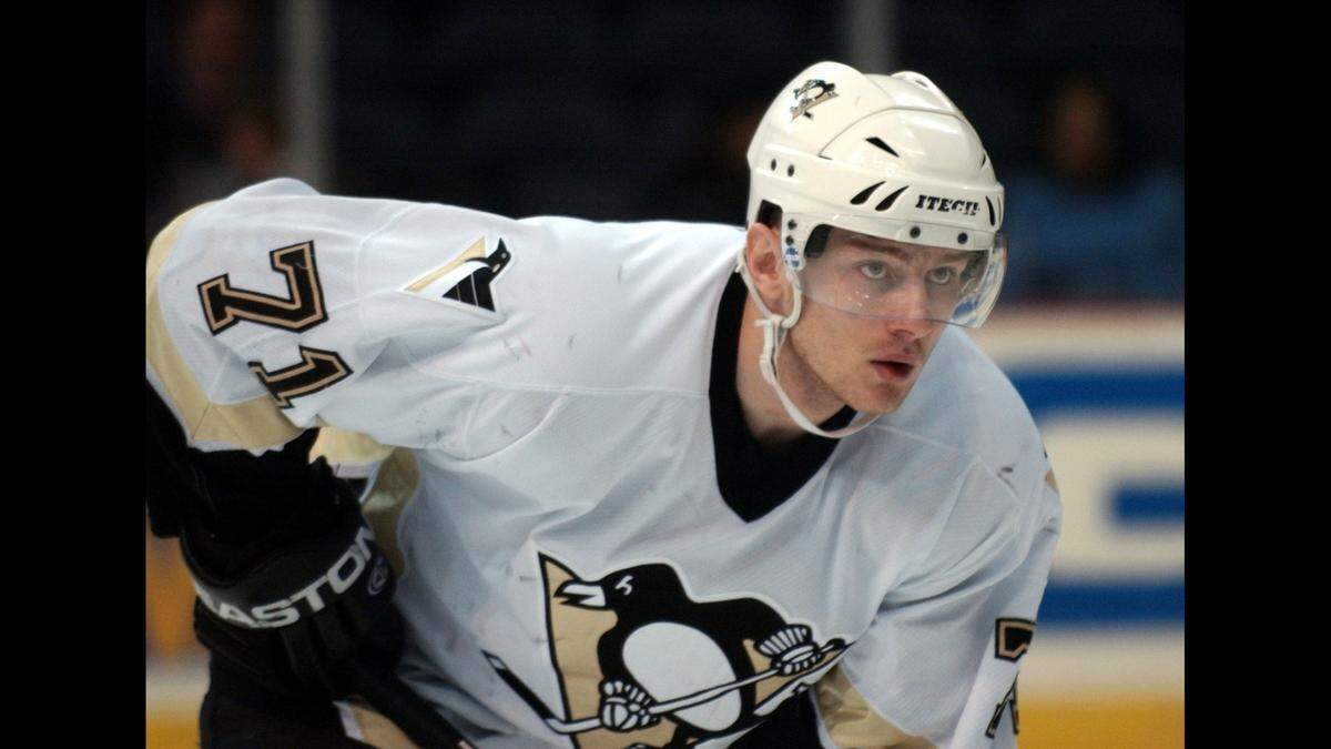 Konstantin Koltsov during his time with the Pittsburgh Penguins. Koltsov died after jumping from the St. Regis Bal Harbour Resort hotel early Monday, March 18.
