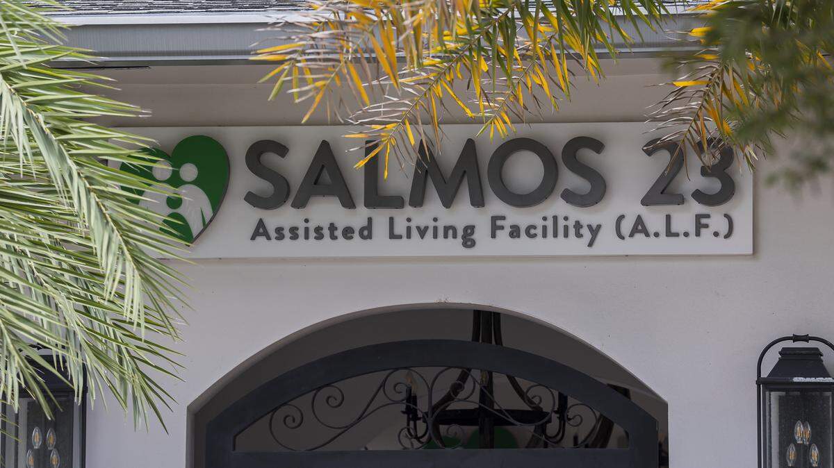 A general view of Salmos 23 #3, an assisted living facility, located at 808 West 1st Avenue, on Thursday, Aug. 28, 2025, in Hialeah, Fla.