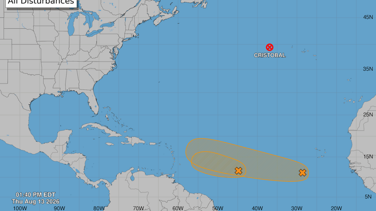 In the Atlantic, one tropical storm is gone. Another could form soon