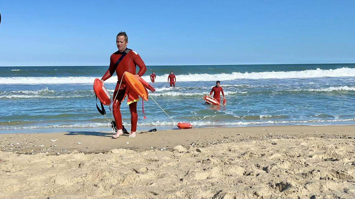 The swimmer’s body was found early on Sunday, May 7, officials said.