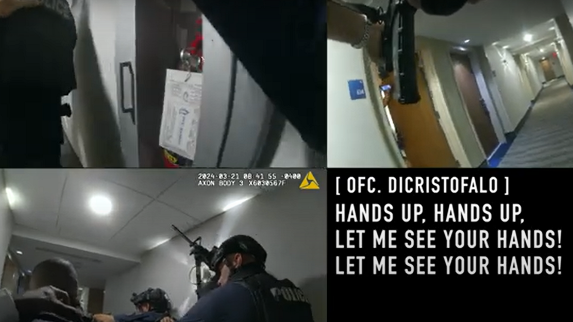 Video shows hotel shootout between man and police officers in Fort Lauderdale
