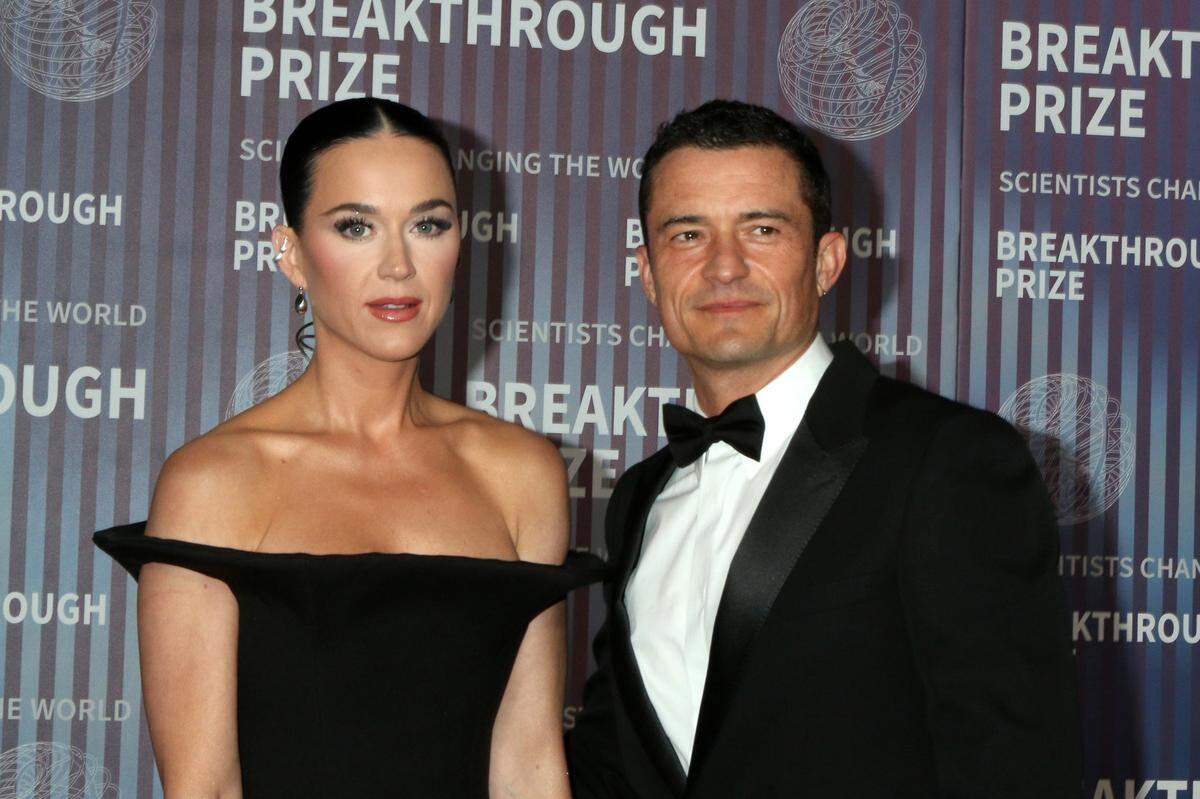 katy perry and orlando bloom at academy museum of motion pictures