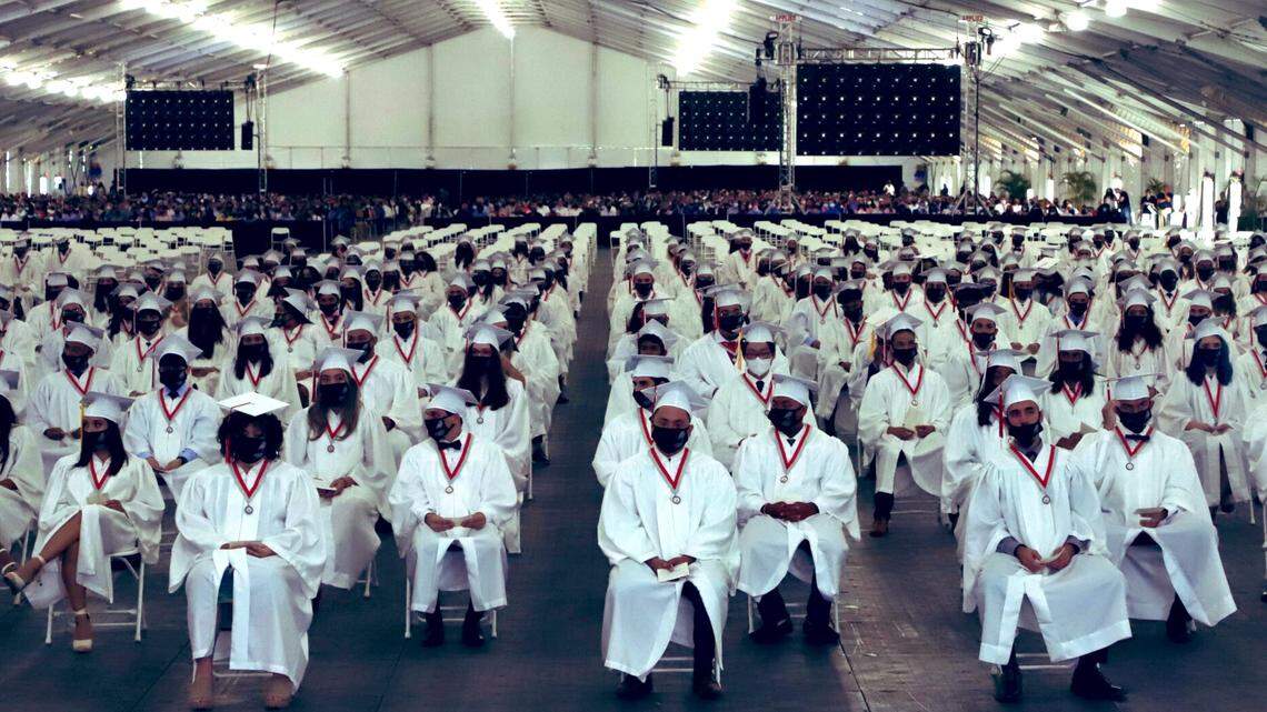 The graduation rate in both Miami-Dade and Broward county school districts decreased in the 2021-22 school year.