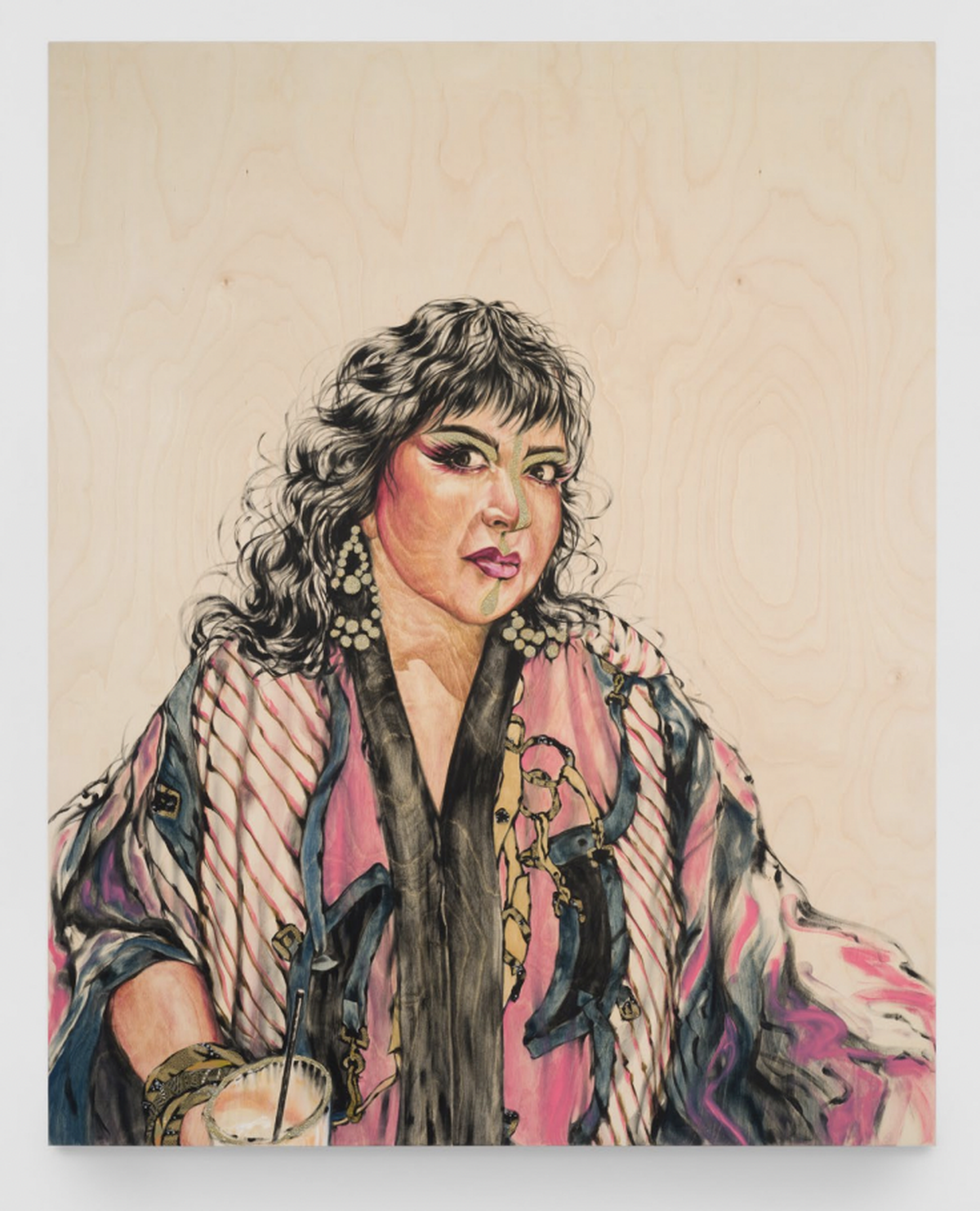 A portrait by Shizu Saldamando.