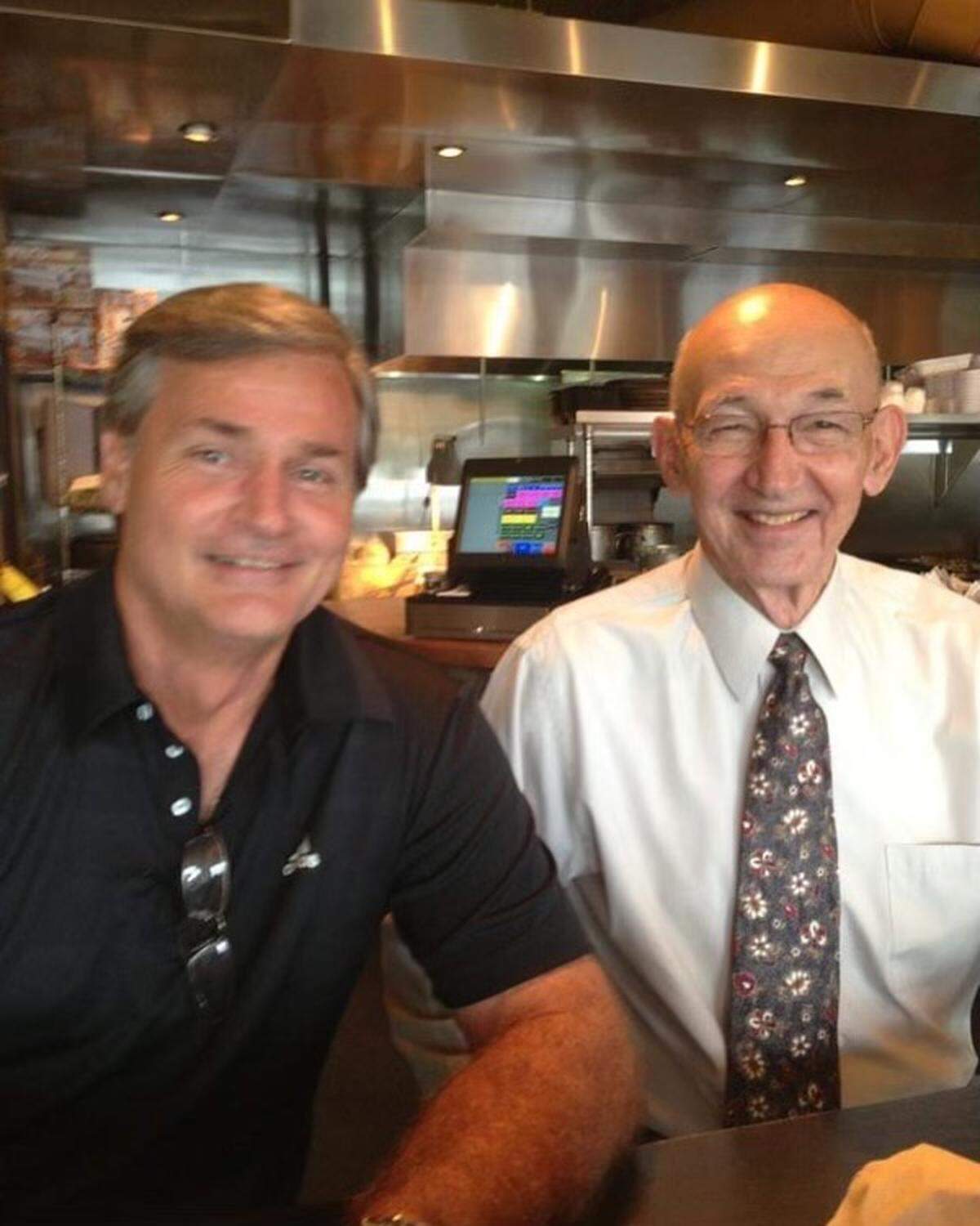 Dr. Linton Fowler, the founder of Calusa Prep and co-founder of Florida Christian School (seen here with his son, Tim) died this past week at age 87.