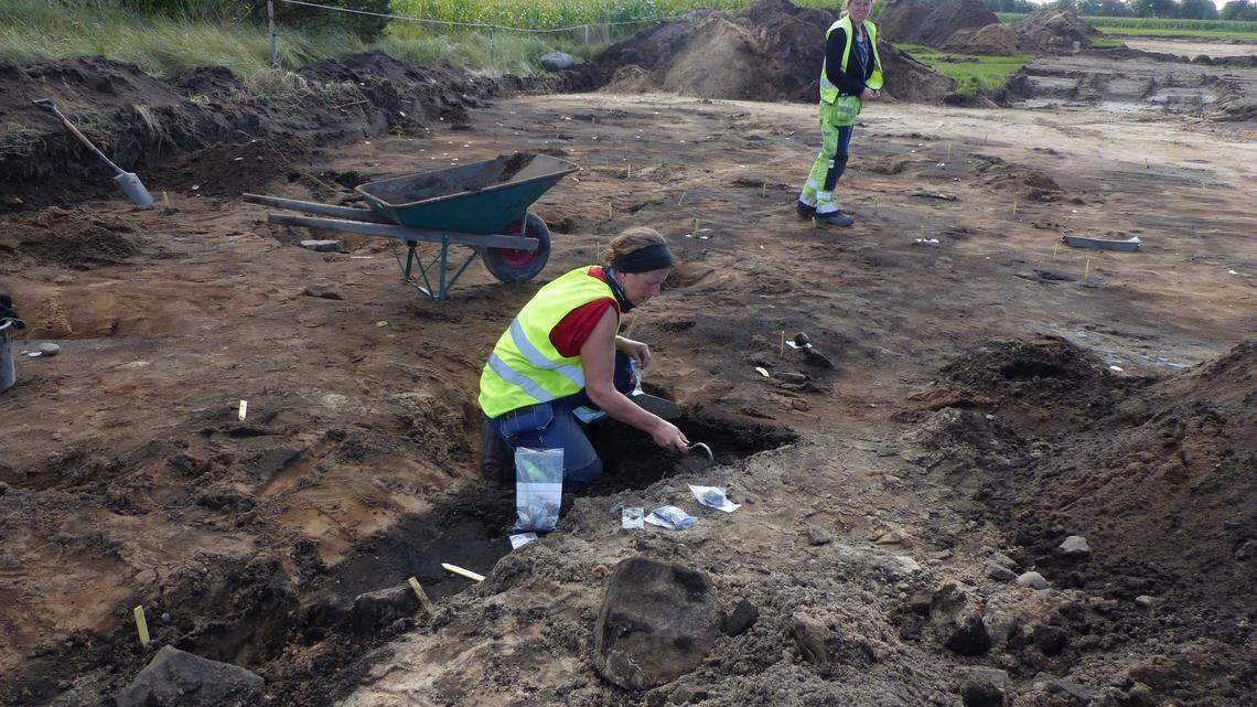 Burials found at the site were hundreds of years younger than the Stone Age.