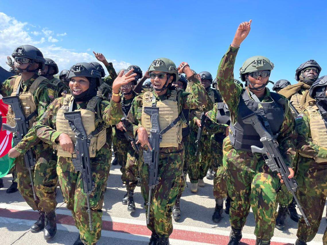 A new contingent of Kenyan police officers, which includes the first troop of women from the East African nation, arrived in Haiti on Thursday, February 6, 2025.