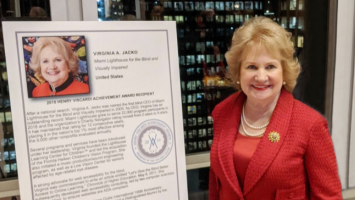 ‘I think of myself as a CEO who happens to be blind.’  Miami Lighthouse CEO honored globally