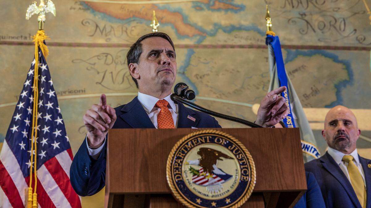 FBI Deputy Director Christopher G. Raia joined acting Attorney General Todd Blanche, as he  announces, a federal indictment against Raúl Castro for the shoot-down of two Brothers to the Rescue planes in 1996, during an event to honor the victims of that tragic event, celebrated at the iconic Freedom Tower, in Miami, on Wednesday, May 20, 2026.