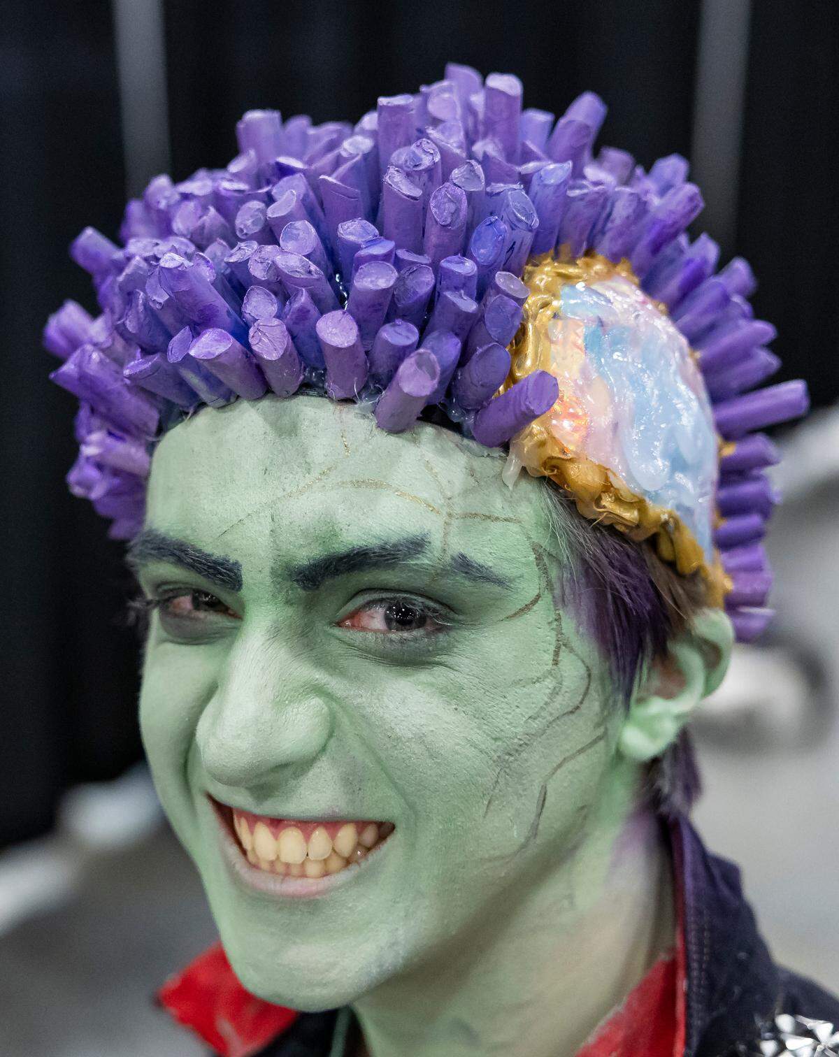 Liam Roberts, 22, cosplays as Ashton Greymoore from Critical Role during Florida Supercon 2024 at the Miami Beach Convention Center on Saturday, July 13, 2024, in Miami Beach, Fla.