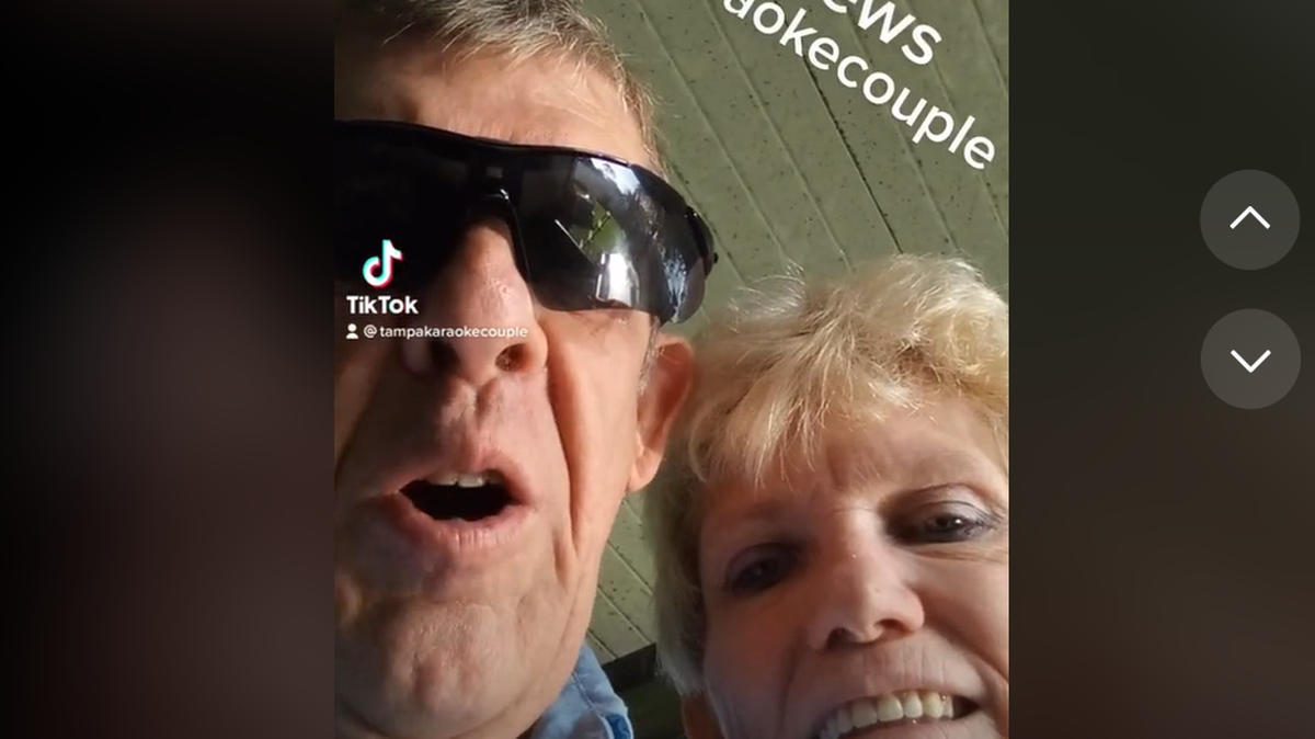 The Tampa Karaoke Couple are Jeff and Sarah Grossfield