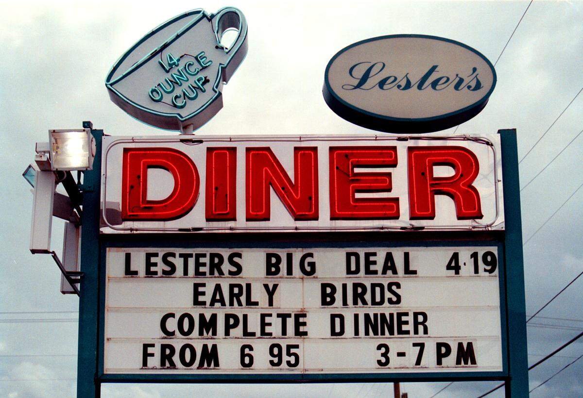 Lester’s Diner on State Road 84 is a landmark.