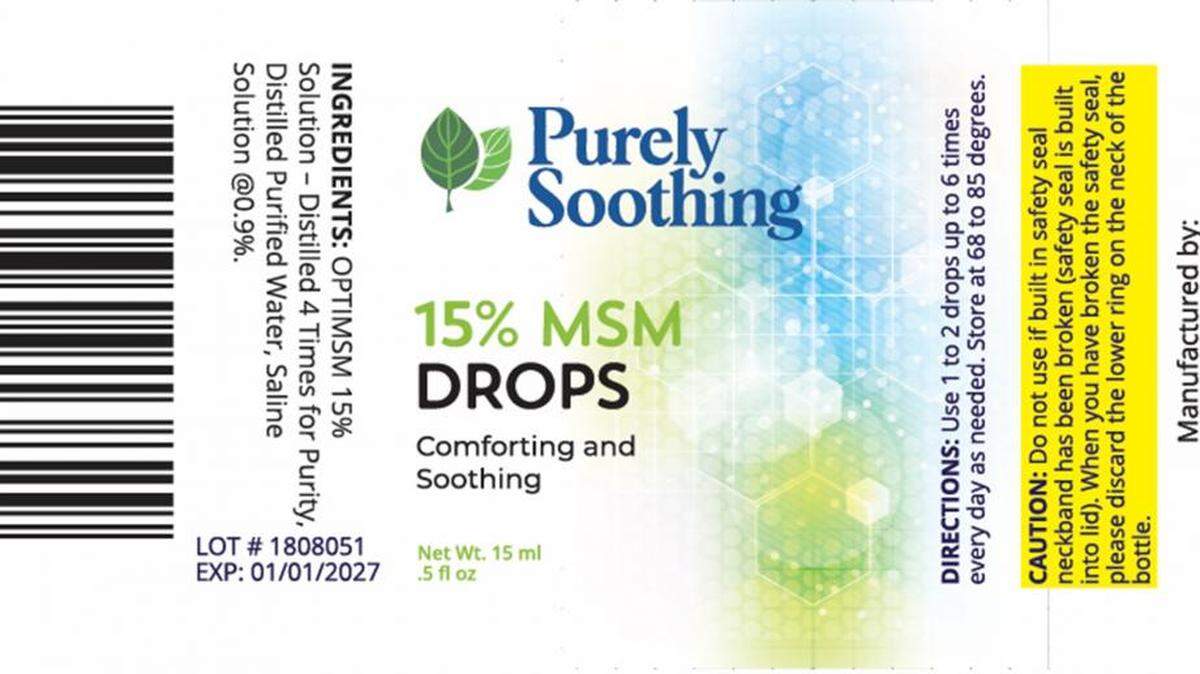 Two lots of Purely Soothing eye drops sold by online retailers and at trade shows have been recalled by Phoenix-based manufacturer Pharmedica USA. 