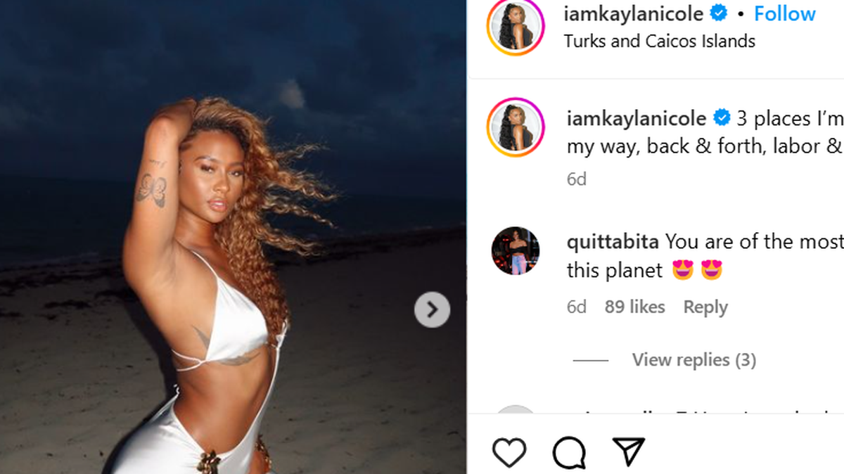 Kayla Nicole Brown’s Instagram screenshot