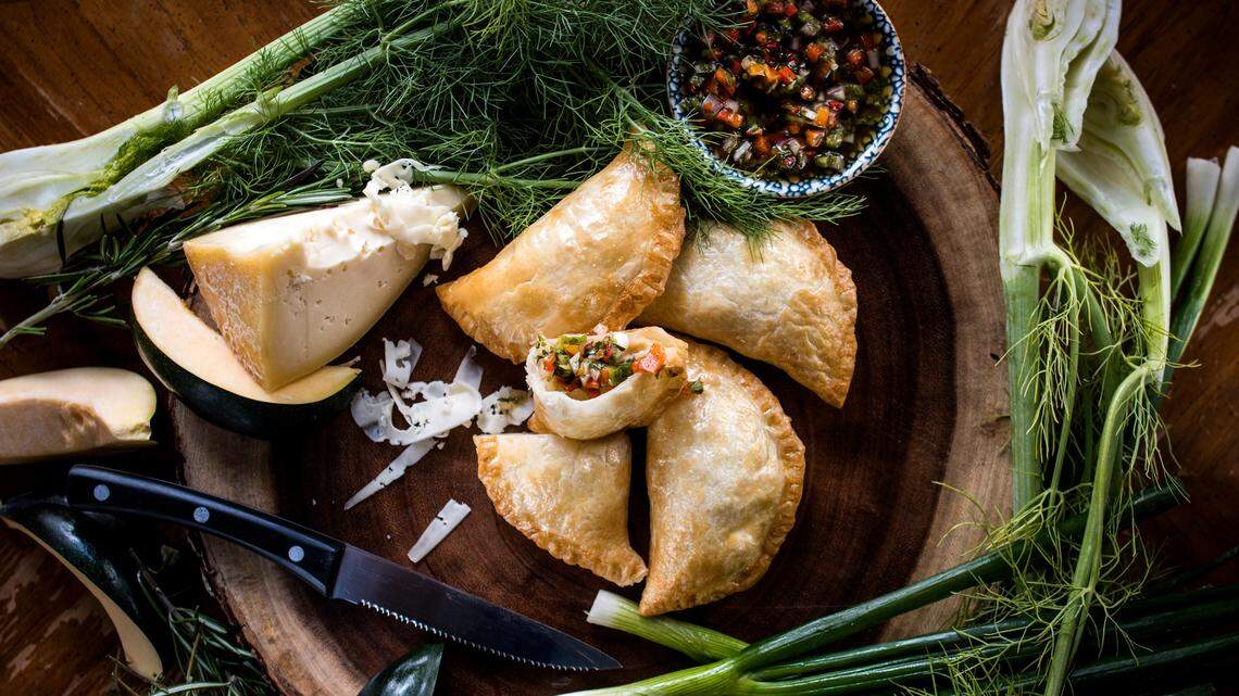 INDULGE’s Daily Dish: Go meatless with this sweet and savory vegetarian version of a traditional empanada