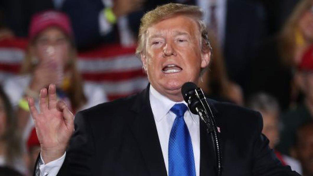 President Trump addressed a large crowd of Venezuelans in Miami on Monday at FIU.