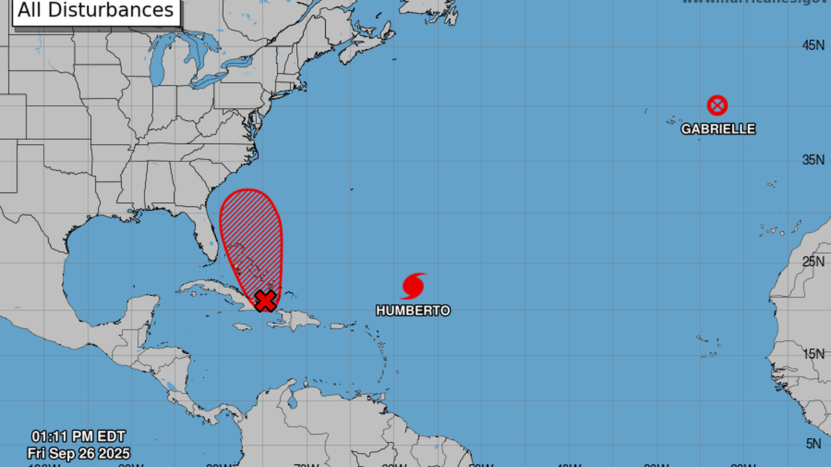 The tropical wave now has a 90% chance of developing into Tropical Storm Imelda in the next two days.