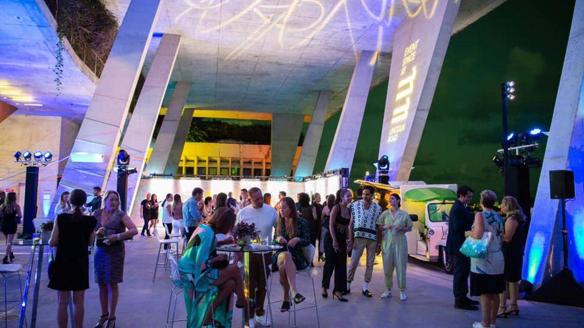 An Oct. 22 event produced by Bill Hansen Hospitality Group at the parking garage at 1111 Lincoln Road.