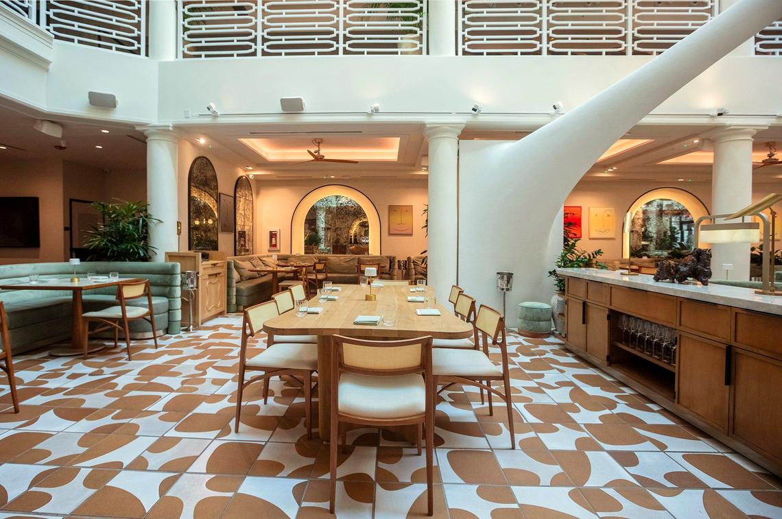 A view of the restaurant at The Moore building to open to public in Design District on Monday September 30th., 2024.