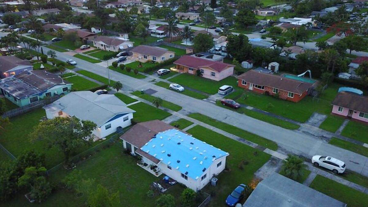 Linda Julien founded Operation No More Blue Tarps to help Miami Gardens’ residents whose roofs needed repairs after Hurricane Irma.