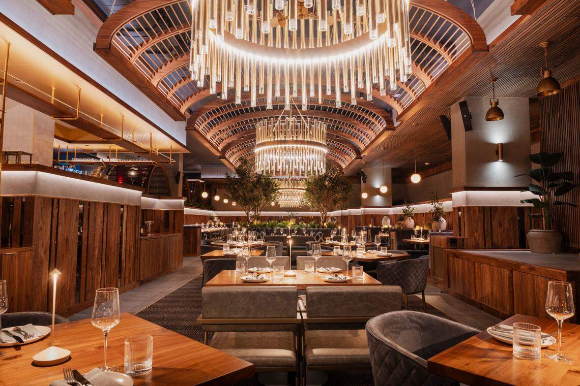 The dining room at Sparrow Italia in Wynwood.