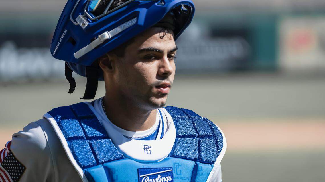 Jayden Melendez, a 5-9, 170-pounder, was selected to play in the Perfect Game All-American Classic and was praised by the PG website as having “very good (agility) behind the plate, quick hands on the exchange and a strong, accurate arm.”