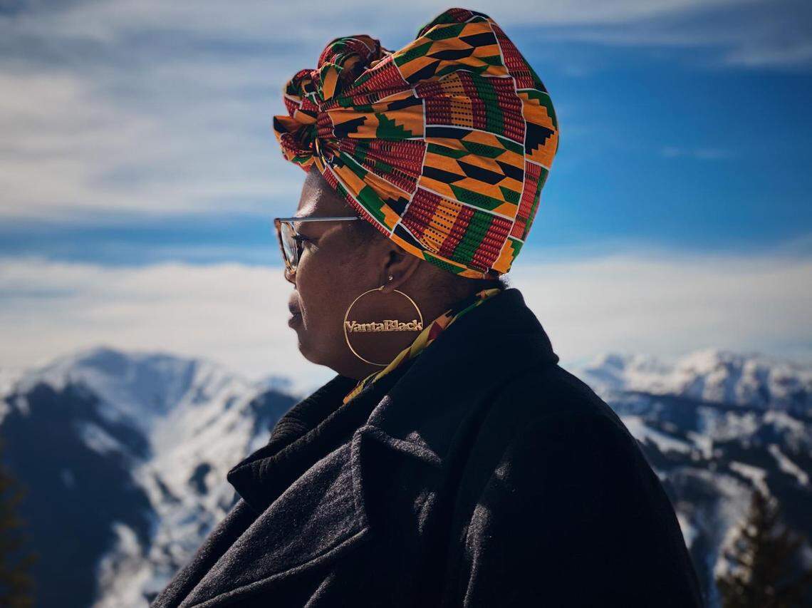 Chire Regans, known as VantaBlack, is a Miami-based artist whose work will be featured at the Museum of Contemporary Art in North Miami.