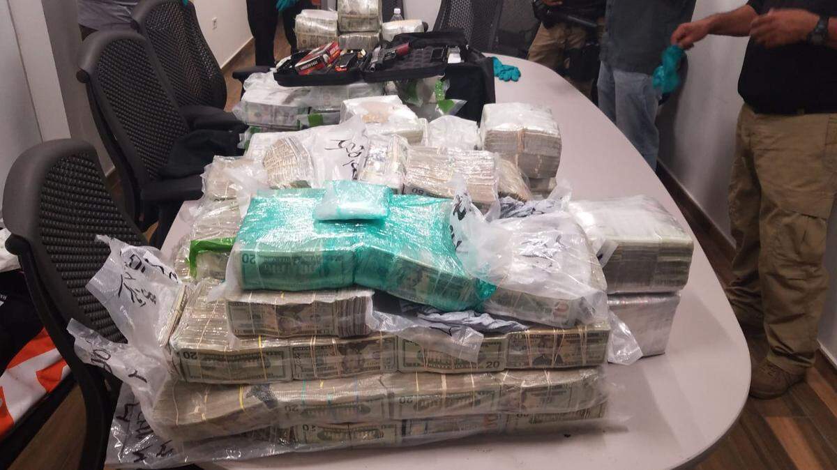 U.S. Customs and Border Protection agents, along with agents of the Drug Enforcement Administration, seized Sunday $3.7 million in undeclared cash after finding five abandoned duffle bags near the coast of Fajardo, Puerto Rico.