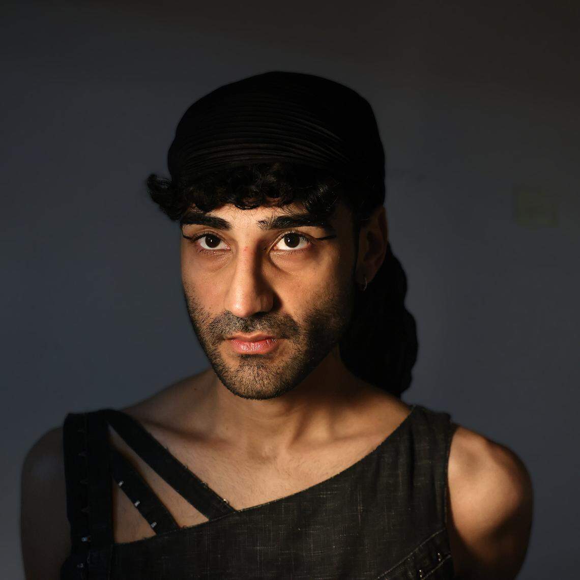 Fharid Latorre is one of the fifteen resident artists of the Tunnel Projects, a multifaceted art space dedicated to supporting local artists on Saturday, April 11, 2026, in Little Havana, Miami, Florida.