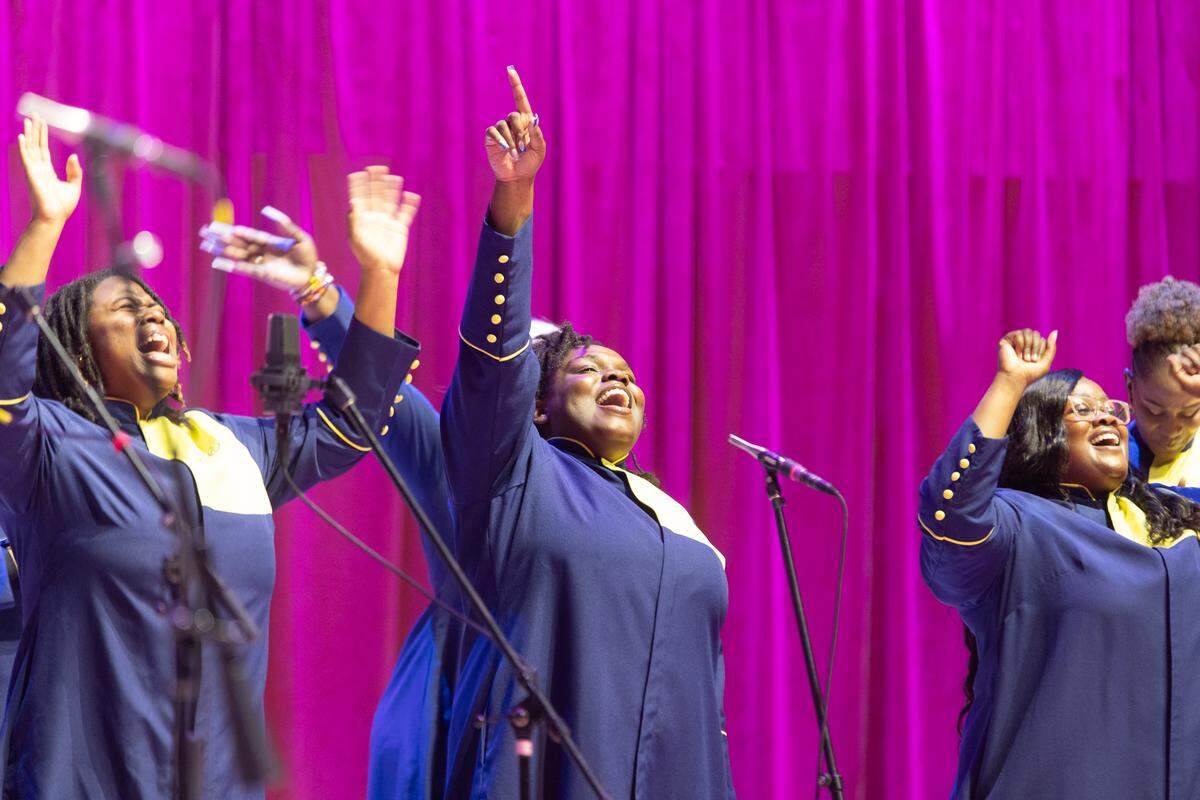 Gamaliel Fleurantin & Community Sounds, a Caribbean-inspired gospel choir, won the Arsht Center’s Gospel Choir Invitational in January. The group performs this weekend at Gospel Fest Miami.