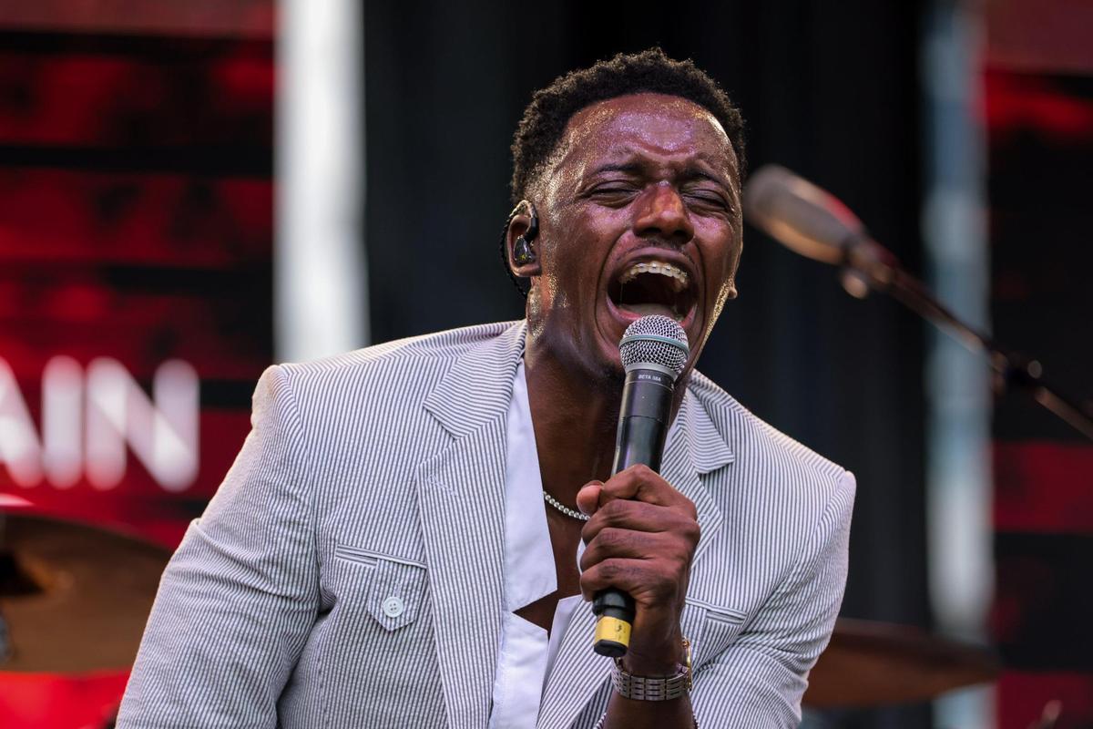 Jamaican singer Romain Virgo performs during the 19th annual Best of the Best International Music Festival at Bayfront Park in downtown Miami, Sunday, May 25, 2025.