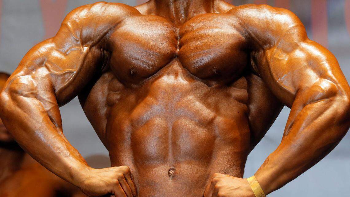 The man was caught when his wife posted photos of him lifting weights online, officials said. (AP Photo/Efrem Lukatsky)