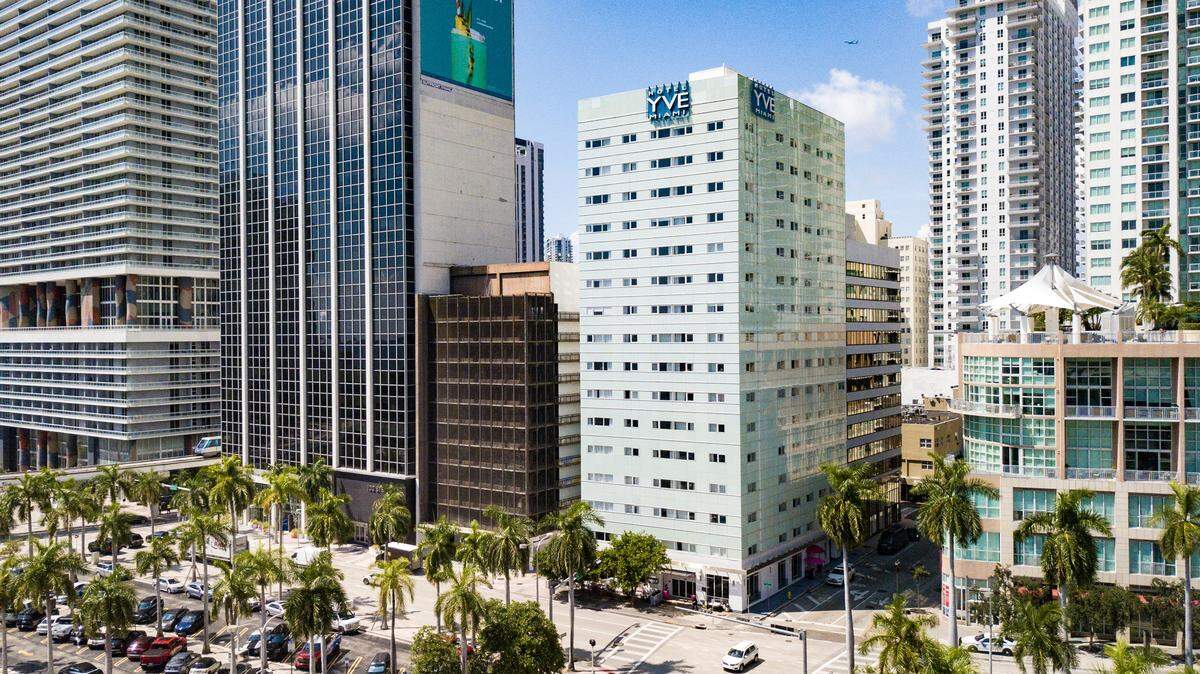 The hotel formerly known as the Colonial and now operating as the YVE.