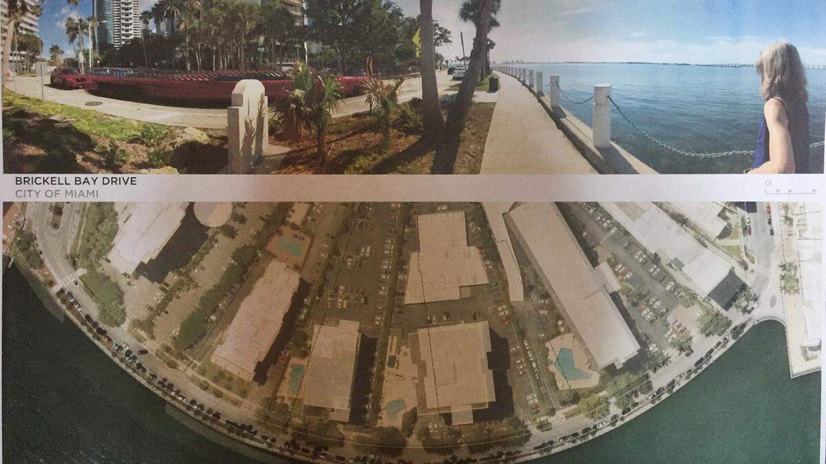 Miami’s Brickell Bay Drive project was one of several examined by experts from Columbia University’s Center for Resilient Cities and Landscape’s Resiliency Accelerator in a three-day workshop to develop the most resilient plans for each project.