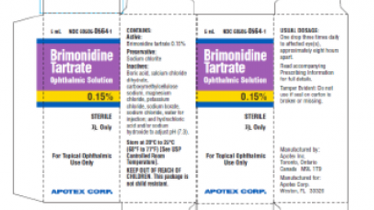 A Weston, Florida, medical company recalled some of its Brimonidine Tartrate Ophthalmic Solution, which reduces glaucoma and ocular hypertension.