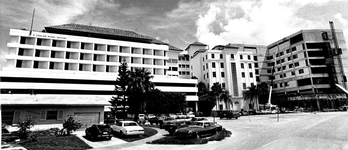 Miami Heart Institute in 1983, in Miami Beach off Alton Road.