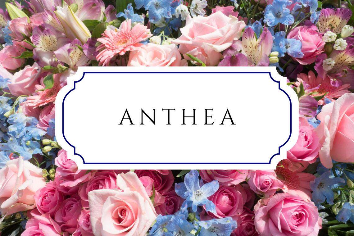 baby names that mean gift anthea