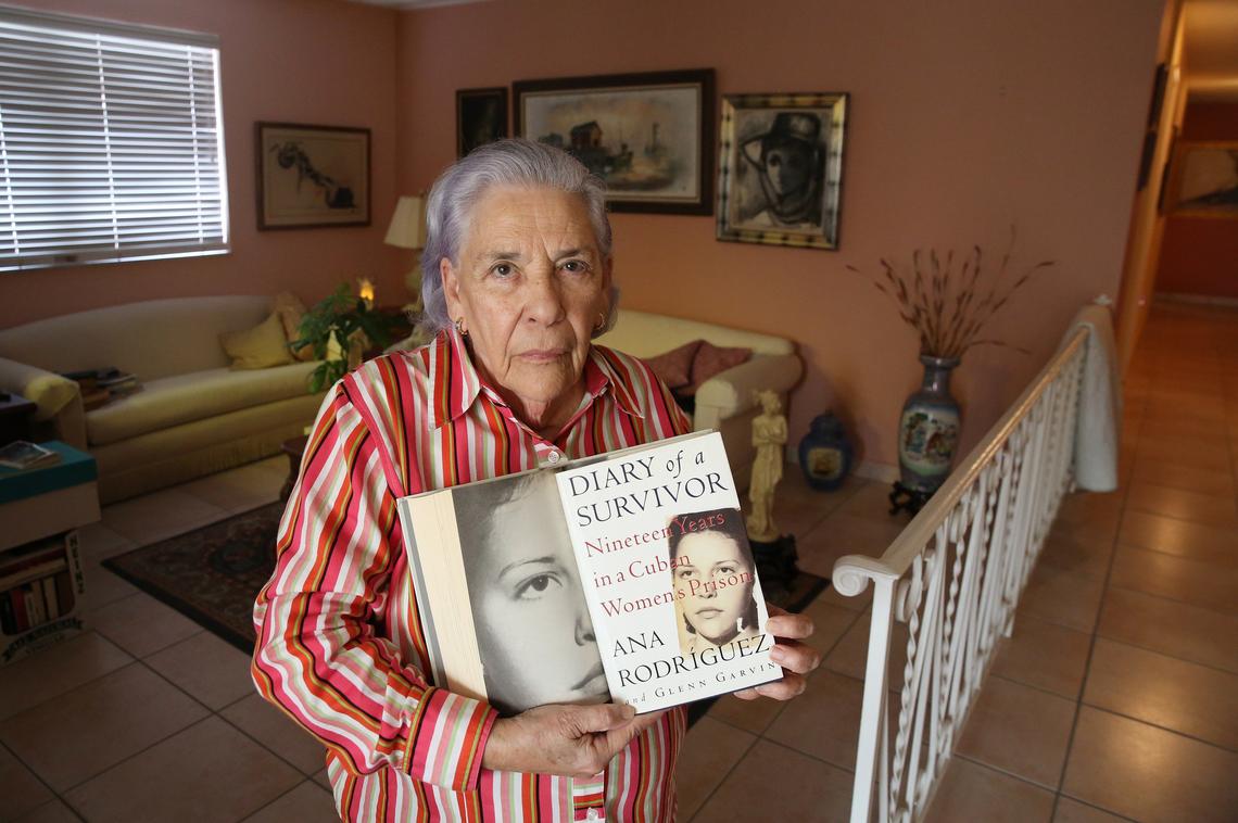 Ana Rodríguez’s life story — medical student, longtime Cuban political prisoner, exile in Miami — was turned into a book. Now 80, she is facing another crisis.