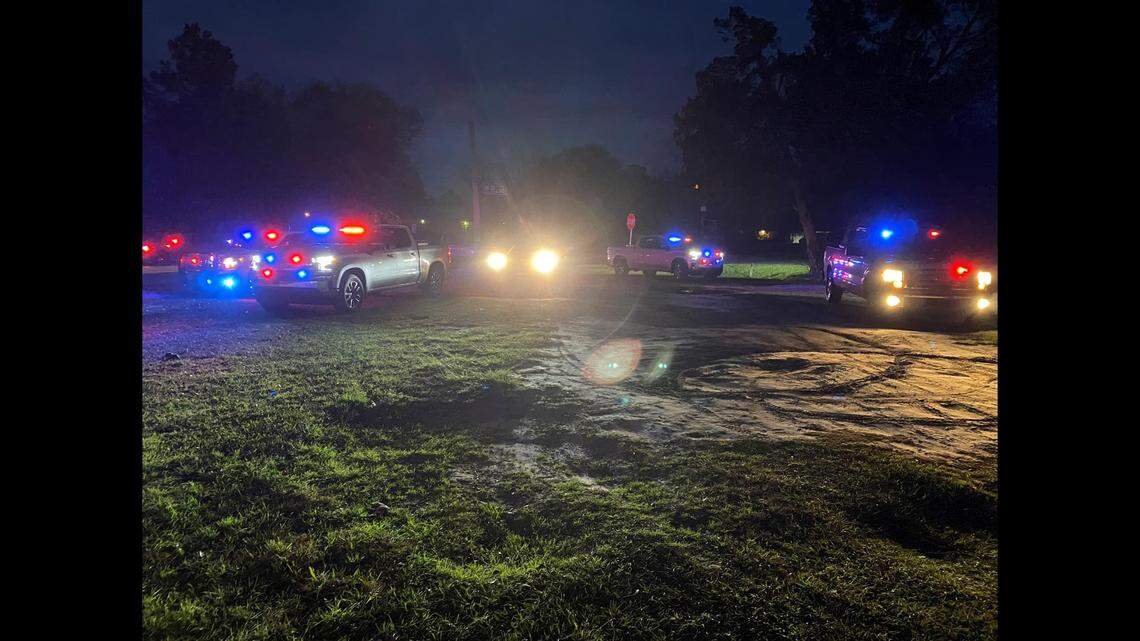 A Florida motorist is accused of trying to run down his family with a vehicle in their yard, according the Baker County Sheriff’s Office.