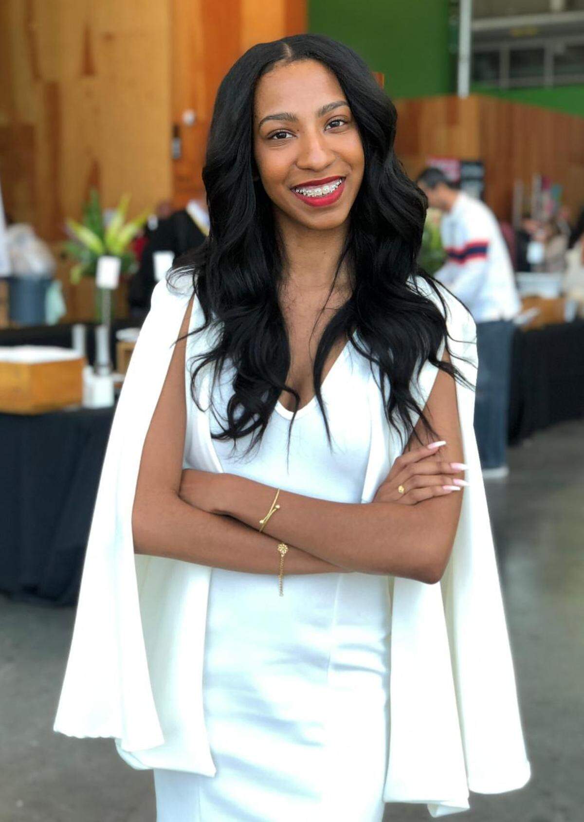 American Express hired Jaleesa Mehciz after she graduated from the Year Up program in January. She is now working on a bachelor’s degree in nursing at Miami Dade College.