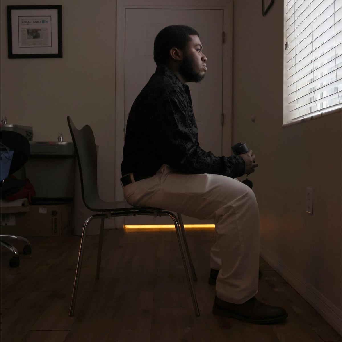 Chris Delimond, 20, an aspiring filmmaker, enjoys shooting scenes of Miami.