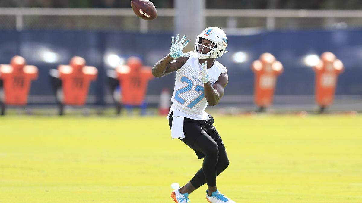 Casual football fans might not know the name Kalen Ballage. But they could soon -- perhaps as soon as next year.