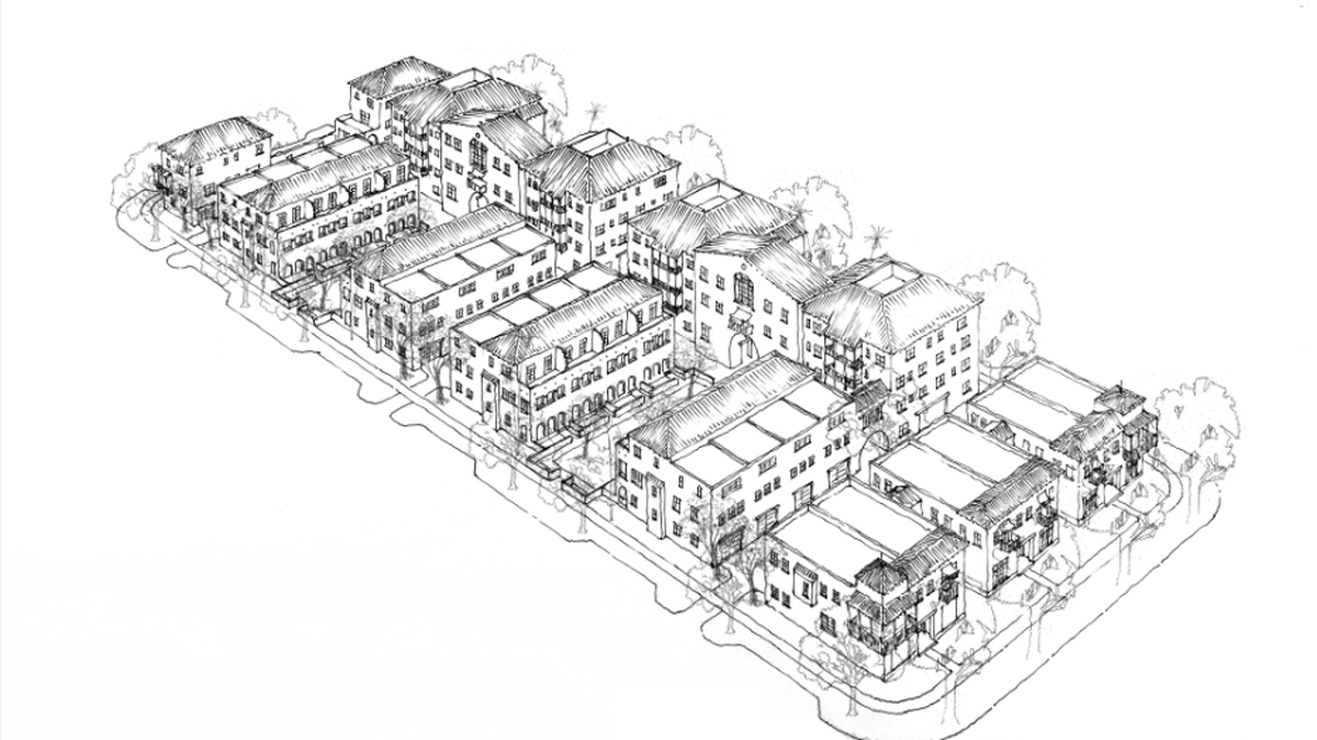 Construction would start on Gables Village, a Seville-inspired community, by mid-2022 and be completed by 2024. The concept is inspired by Gables’ founder George Merrick’s seven villages.