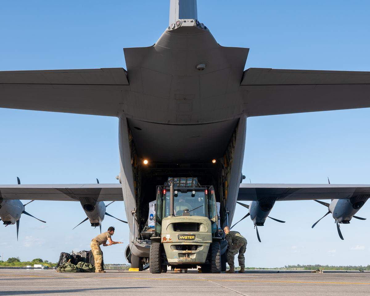 A U.S. Southern Command flight landed in Haiti’s Toussaint Louverture International Airport, inb Port-au-Prince, Haiti, on Thursday.
