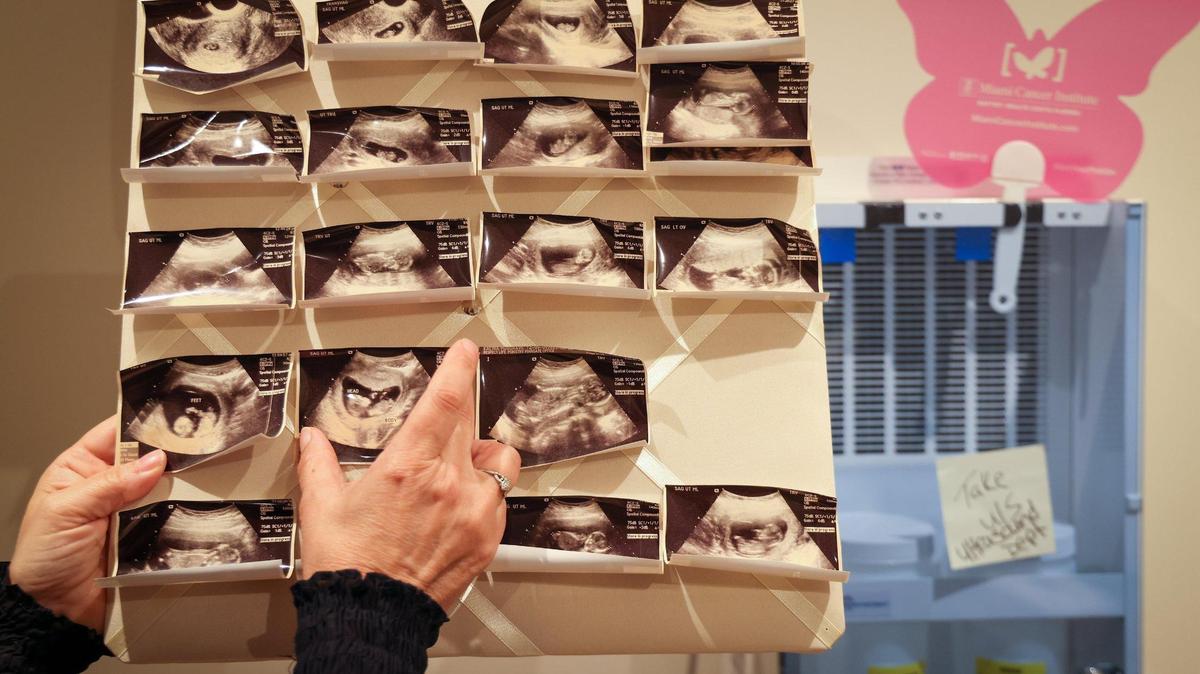 Pamphlets and other literature about adoption, family planning and breastfeeding are displayed at the Respect Life crisis pregnancy center. They do not offer or refer for abortions.