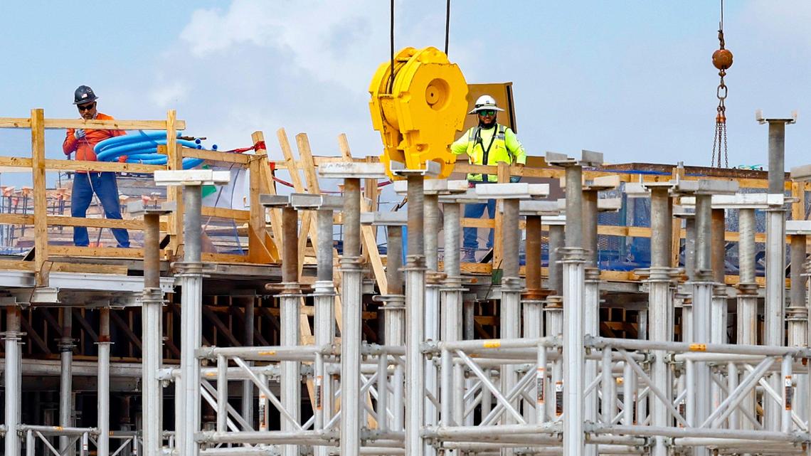 The former Melreese golf course is now the future site of Miami Freedom Park, shown under construction in Miami on Wednesday, Jan. 15, 2025.