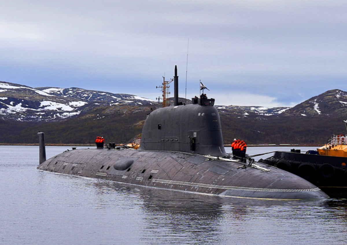 The Russian navy submarine Kazan. Credit: Russian navy