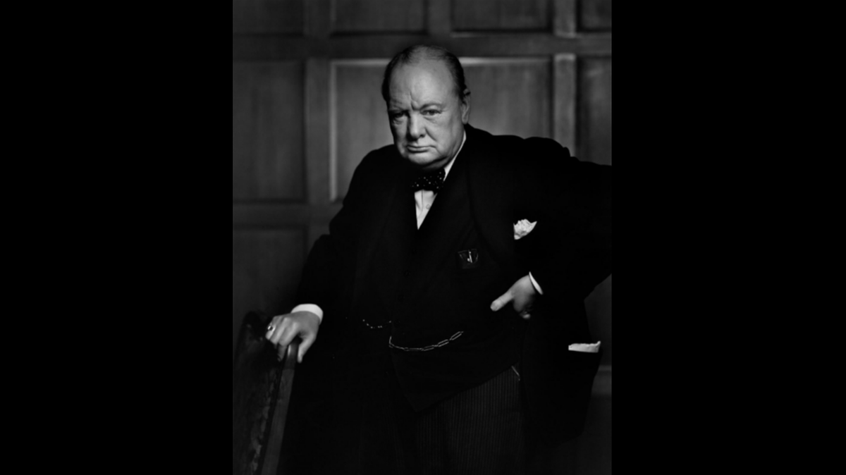 An iconic photograph of Winston Churchill taken by Yousuf Karsh was stolen and replaced with a fake copy at Fairmont Chateau Laurier hotel in Ottawa, Canada.