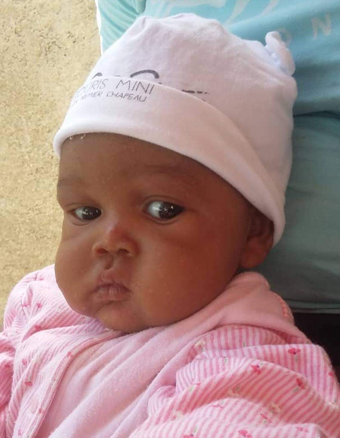 Godson Joseph, four months old, was killed Monday, Aug. 3, 2020, when a gang fired upon the minibus he was traveling in with his mother.